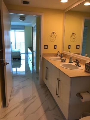 Bathroom, Dual Sink Vanities, Interior, Marble, Recessed Lighting