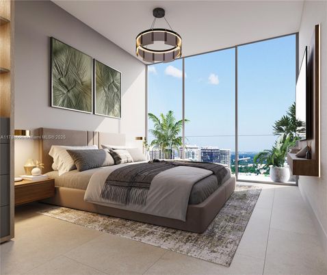 Bedroom, Interior, Pendant Lights