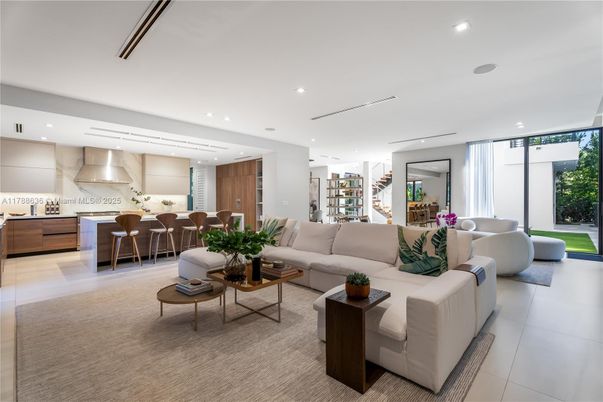 Interior, Kitchen, Living room, Recessed Lighting