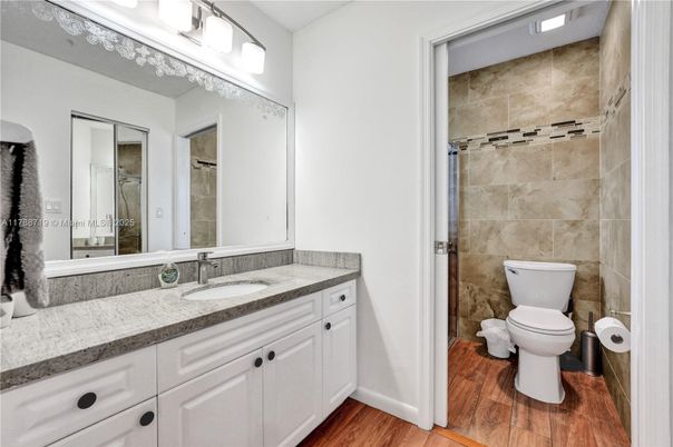 Bathroom, Interior, Wood Texture Flooring
