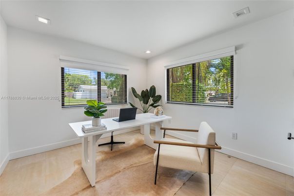 Home Office, Interior, Recessed Lighting
