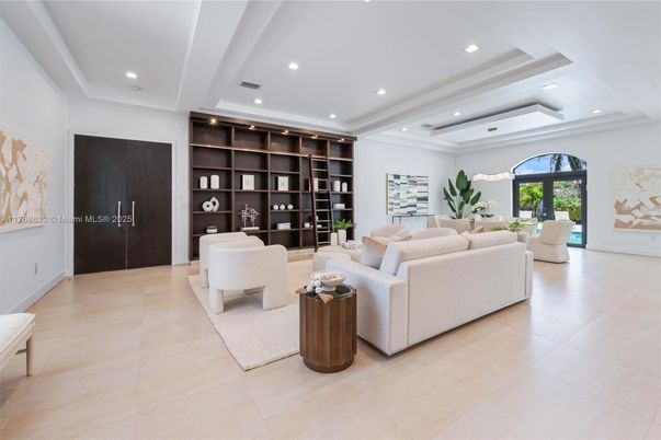 Interior, Living room, Recessed Lighting