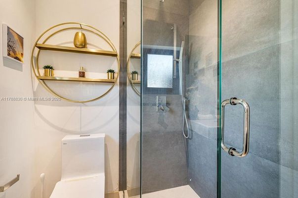 Bathroom, Glass Shower, Interior