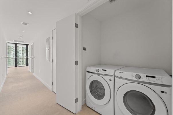 Interior, Recessed Lighting, Utility Closets, Washer