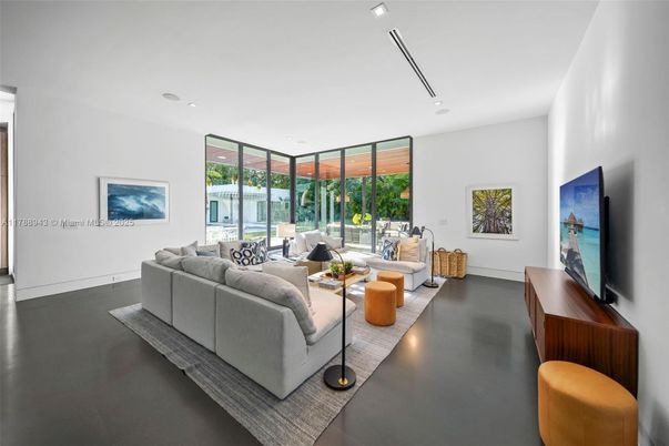 Interior, Living room, Recessed Lighting