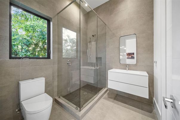 Bathroom, Glass Shower, Interior
