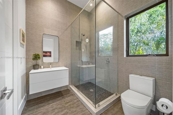 Bathroom, Glass Shower, Interior