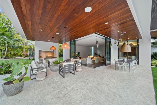 Exterior, Pendant Lights, Wooden Ceilings