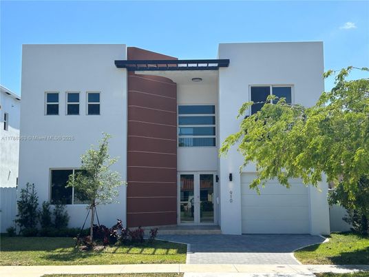 Attached, Exterior, Facade, Modern