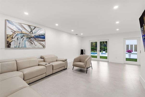 Interior, Living room, Recessed Lighting