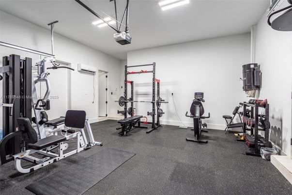 Fitness Equipment, Gym, Interior, Recessed Lighting