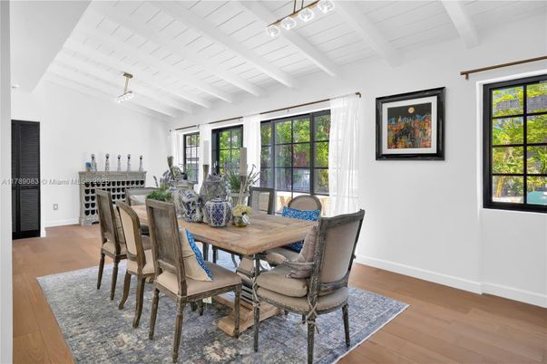Dining room, Interior, Wood Texture Flooring