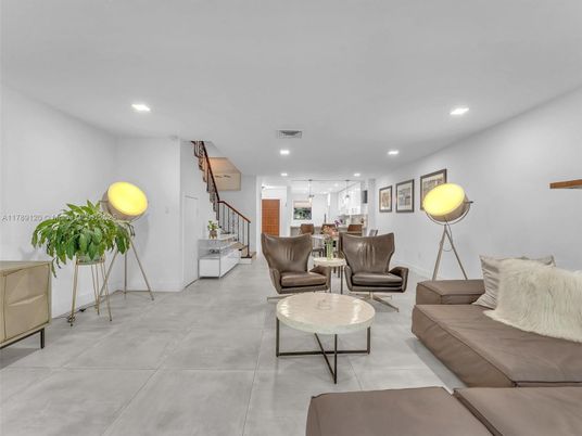 Interior, Living room, Recessed Lighting