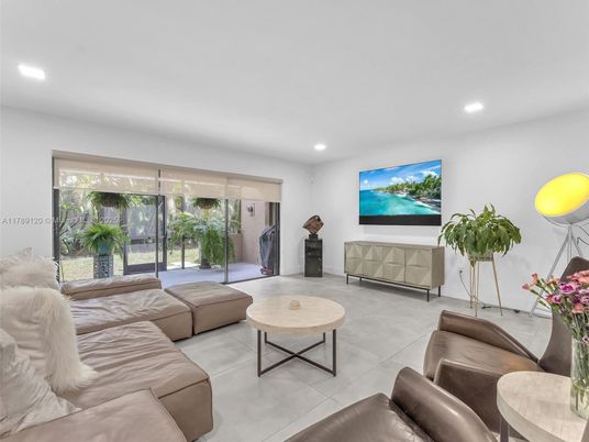 Interior, Living room, Recessed Lighting