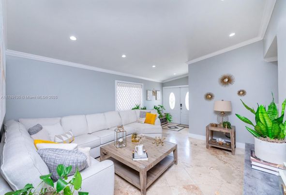 Interior, Living room, Recessed Lighting