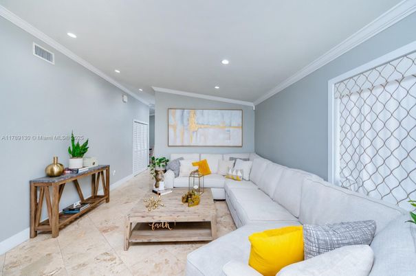 Interior, Living room, Recessed Lighting