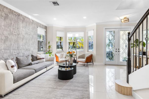 Interior, Living room, Recessed Lighting