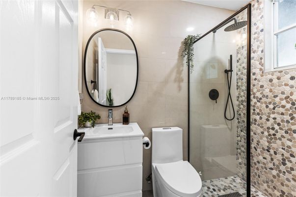 Bathroom, Glass Shower, Interior
