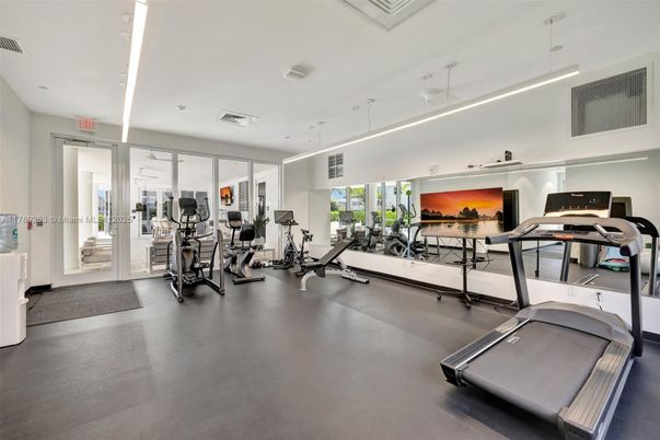 Fitness Equipment, Gym, Interior, Pendant Lights