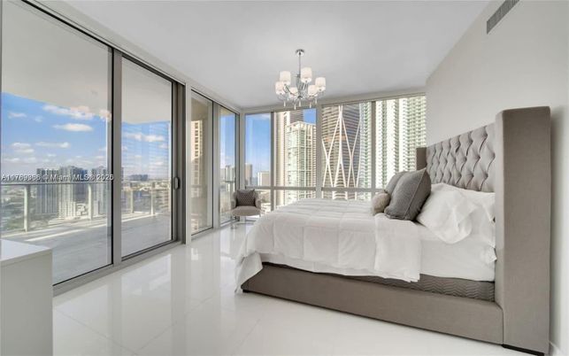 Bedroom, Chandelier, Interior
