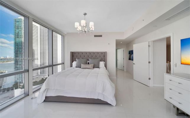 Bedroom, Chandelier, Interior, Water
