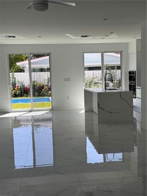 Interior, Kitchen, Marble, Recessed Lighting