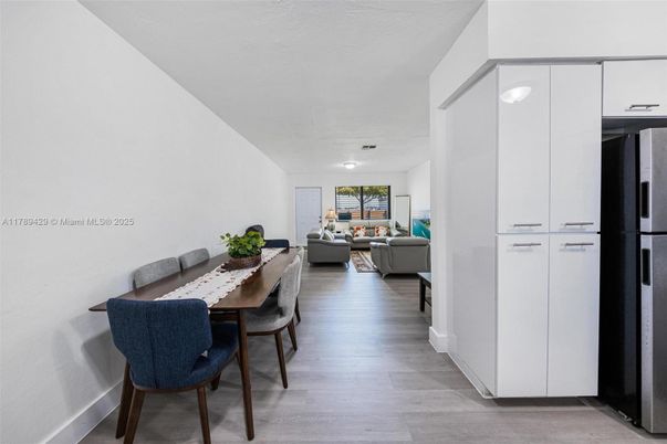 Dining room, Interior, Kitchen, Living room, Wood Texture Flooring