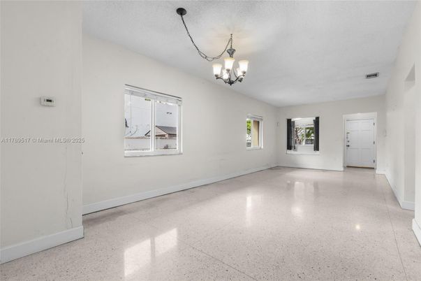 Chandelier, Empty room, Interior