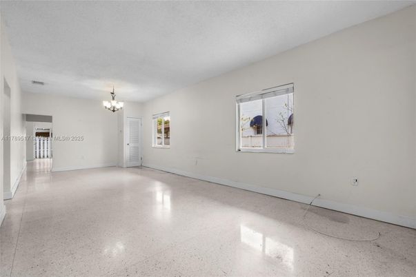 Chandelier, Empty room, Interior