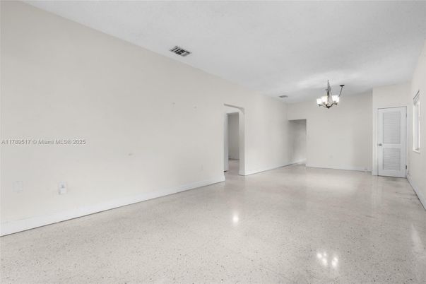 Chandelier, Empty room, Interior