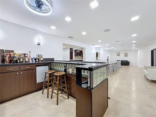 Billiard Table, Game Room, Interior, Kitchen, Recessed Lighting