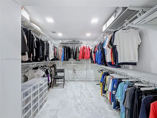 Interior, Marble, Recessed Lighting, Walk-in Closets