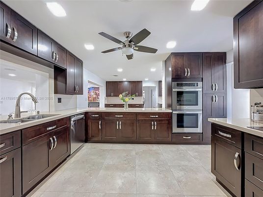 Interior, Kitchen, Recessed Lighting, Stainless Steel Appliances