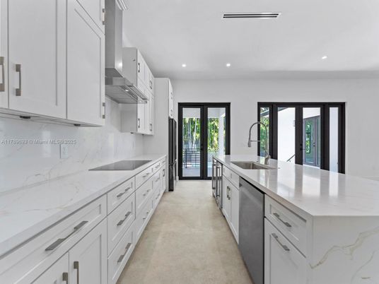 Interior, Kitchen, Recessed Lighting, Stainless Steel Appliances