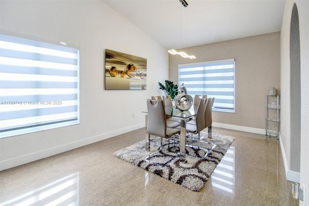 Dining room, Interior, Pendant Lights