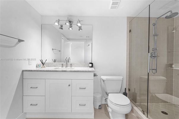 Bathroom, Glass Shower, Interior