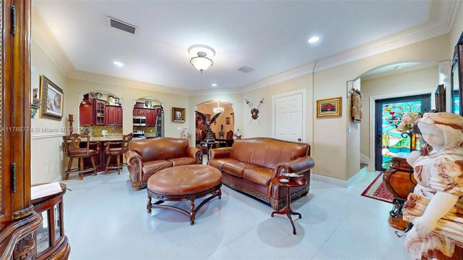 Interior, Living room, Recessed Lighting