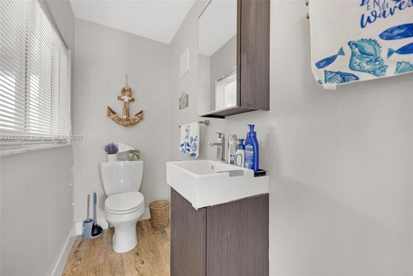 Bathroom, Interior, Wood Texture Flooring