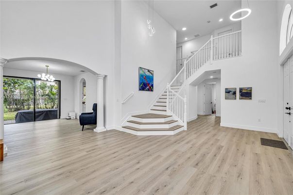 Chandelier, Interior, Pendant Lights, Recessed Lighting, Wood Texture Flooring