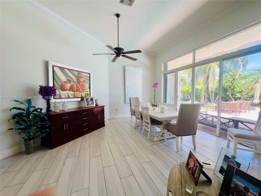 Dining room, Interior, Wood Texture Flooring