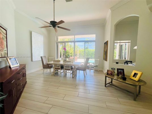 Dining room, Interior, Wood Texture Flooring
