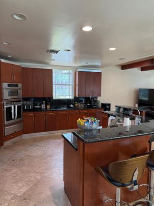 Interior, Kitchen, Recessed Lighting, Stainless Steel Appliances