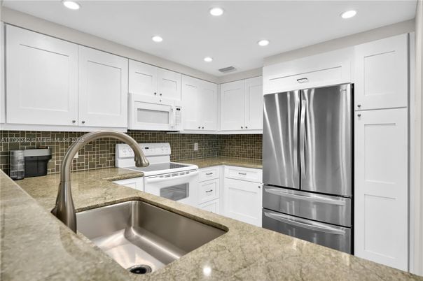Interior, Kitchen, Recessed Lighting, Stainless Steel Appliances