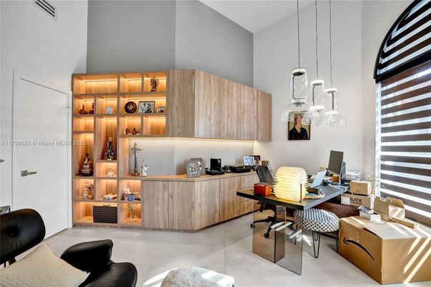 Home Office, Interior, Pendant Lights