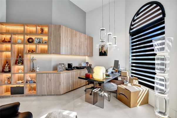 Home Office, Interior, Pendant Lights
