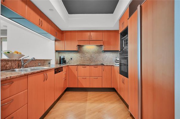 Interior, Kitchen, Wood Texture Flooring