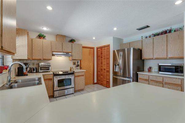 Interior, Kitchen, Recessed Lighting, Stainless Steel Appliances