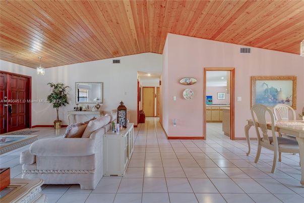 Dining room, Interior, Living room, Pendant Lights, Wooden Ceilings