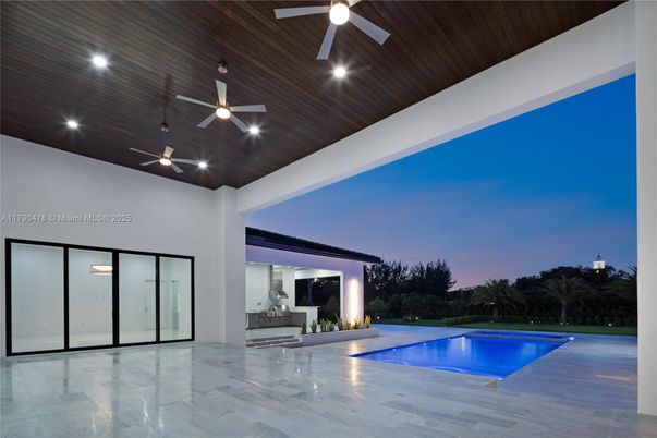 Exterior, Pool, Recessed Lighting