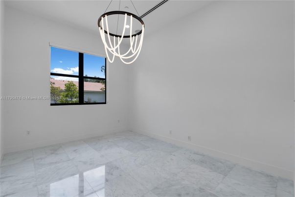 Empty room, Interior, Marble, Pendant Lights